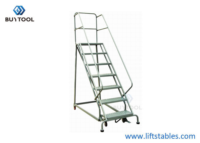 3 Step 4 Step 5 Step Industrial Ladder With Wheels 30 Feet  Stock Picking Auxiliary Equipments
