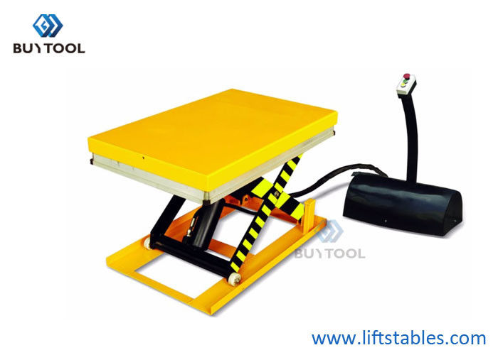Hydraulic Bike Mini Lift Table Electric Scissor Platform With Separated Pump Station