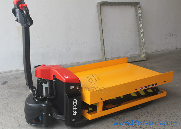 Full Electric Pallet Jack Stacker With Adjustable Forks 4000 Lb 1500kg 3000kg Rechargeable