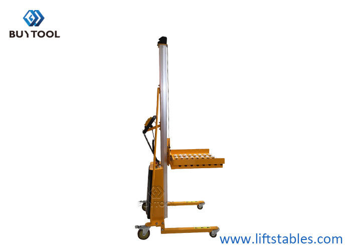 Low Profile Bale Barrel Pallet Hydraulic Stacker Lifters Platform Roller For Hi Rise 470x600mm